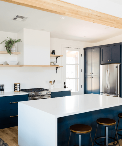 Cucina progettata su misura in base alle esigenze del cliente